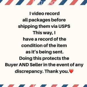 I record all shipping